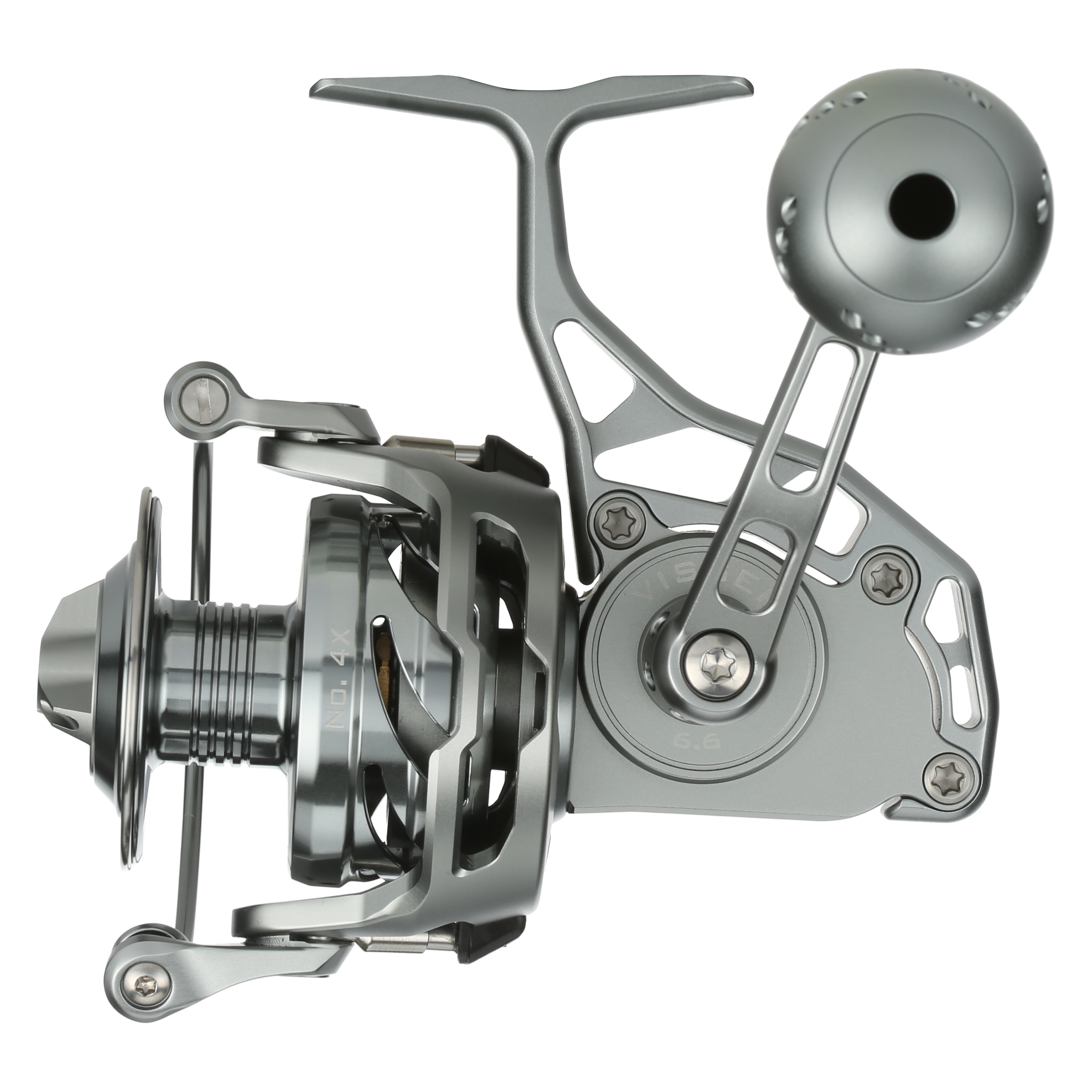 Visser Gen. 3 Spinning Reels-Reel-Visser-NO 2GS (Gunsmoke Silver)-Tackle World