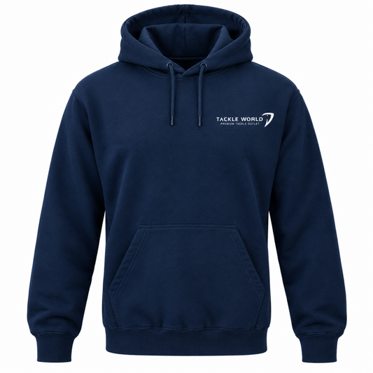 Tackle World Classic Logo Hoodies-Apparel-Tackle World-Navy-Medium-Tackle World