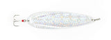 Nichols Lures Ben Parker Magnum Flutter Spoons Saltwater Edition-Lures-Nichols Lures-Silver Shattered Glass-Length: 8" / Weight: 3.5oz-Tackle World