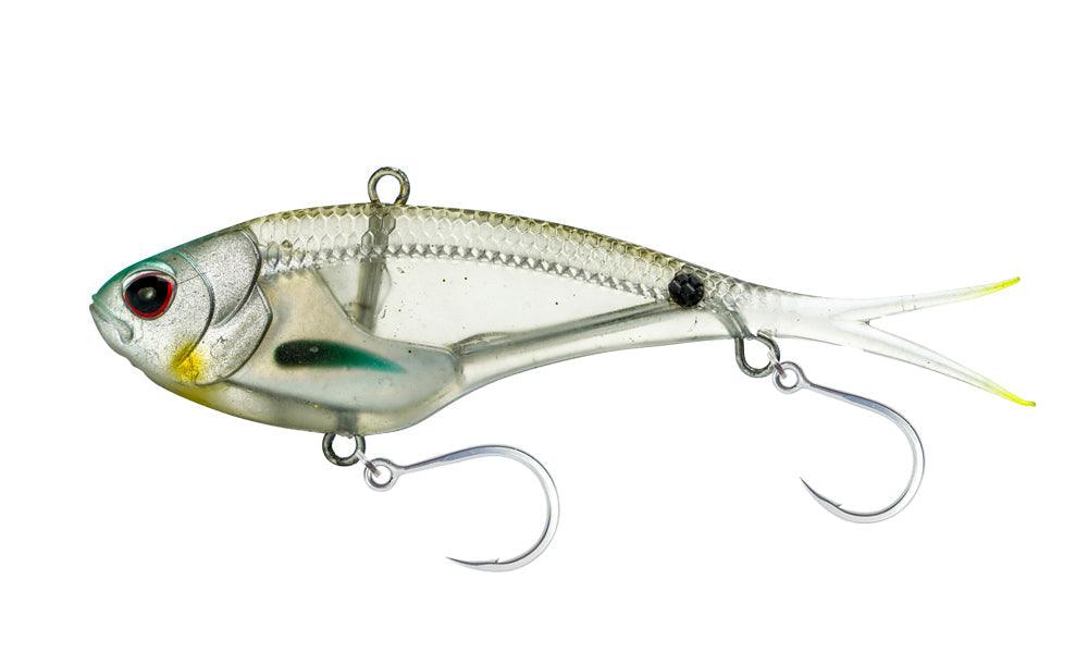 Nomad Design Vertrex Max Vibe Jigs-Lures-Nomad-Holo Ghost Shad-Length: 110mm - Weight: 1-1/3oz-Tackle World