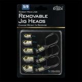 Stack Tackle Screwy Head Jigs-Lures-Stack Tackle-5/0 Hook-Olive Top-Tackle World
