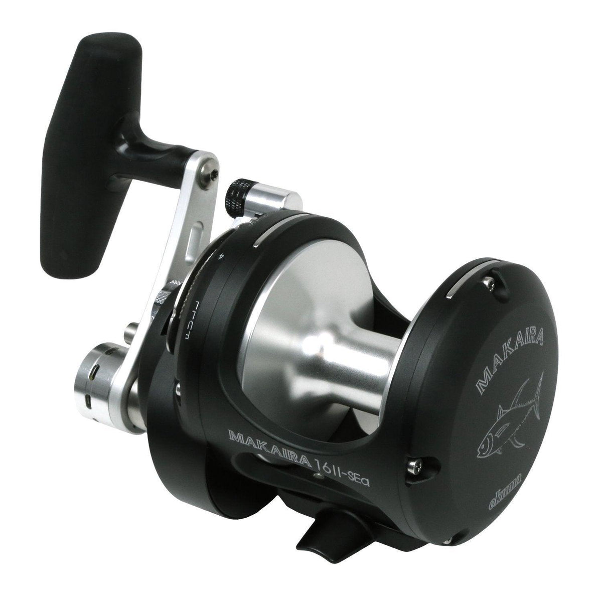okuma andros 5 2 speed reel 16 / Matte Black