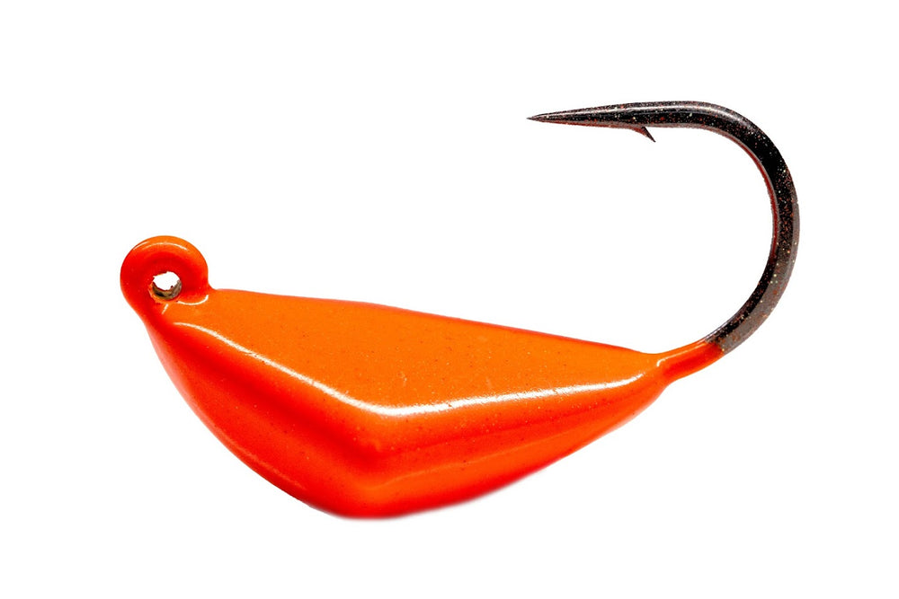 Bottom Sweeper Jigs-Lures-Bottom Sweeper Jigs-1/4oz 1/0 Hook (2 pack)-Orange-Tackle World