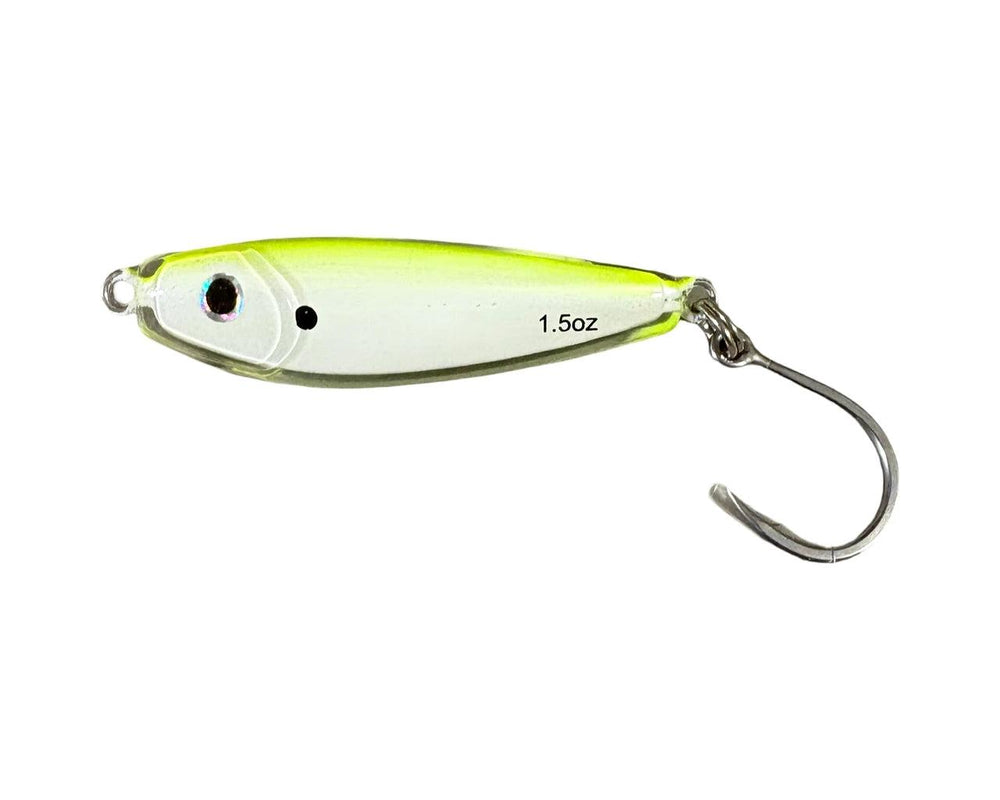Joe Baggs Peanut Resin Jigs-Lures-Joe Baggs-Weight: .75oz / Length: 1.75"-Chartreuse Glow-Tackle World