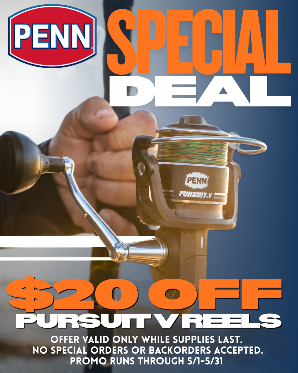 PENN Pursuit V Spinning Reels-Reel-Penn-Tackle World