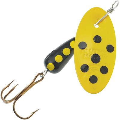 Panther Martin Spotted Spinners-Lures-Panther Martin-Yellow Black Spotted-1/16oz-Tackle World