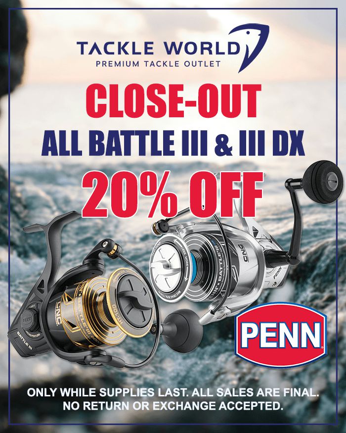 Penn Battle III LE Combos CLOSE-OUT-Combo-Penn-Tackle World