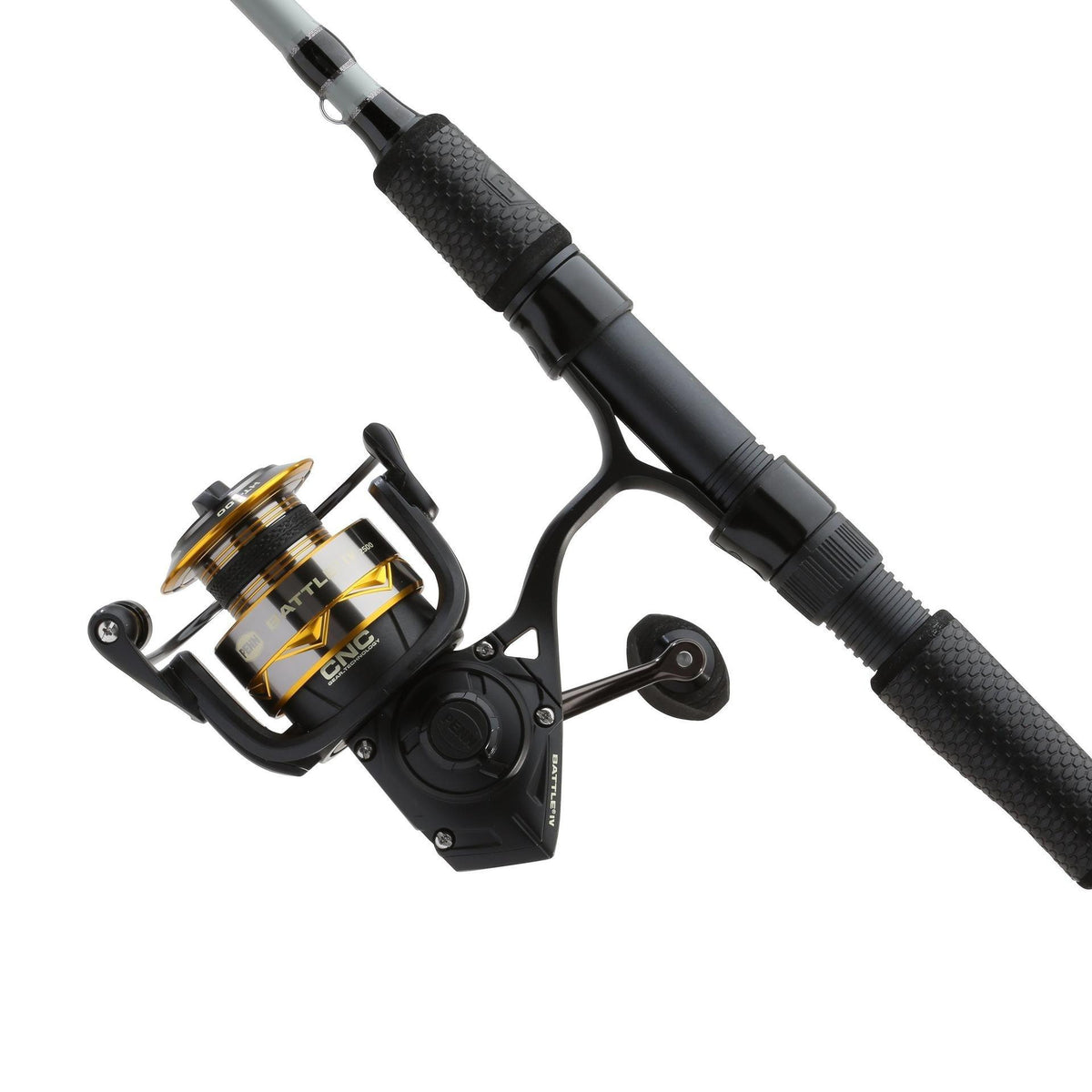 4 piece spinning rod combo Penn Battle IV Limited Edition Combos – Tackle World Surf Leader Whisker City Fishing Pole level option for anglers Color:Yellow 8X