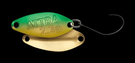 Daiwa 2026 Attra Spoon Lures-Lures-Daiwa-Flashing Green-1.5g-Tackle World