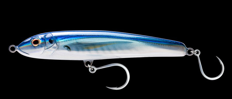 dynamite stick fishing lure Nomad Design Riptide 105 Fast Sink Lures Blue Back Shad