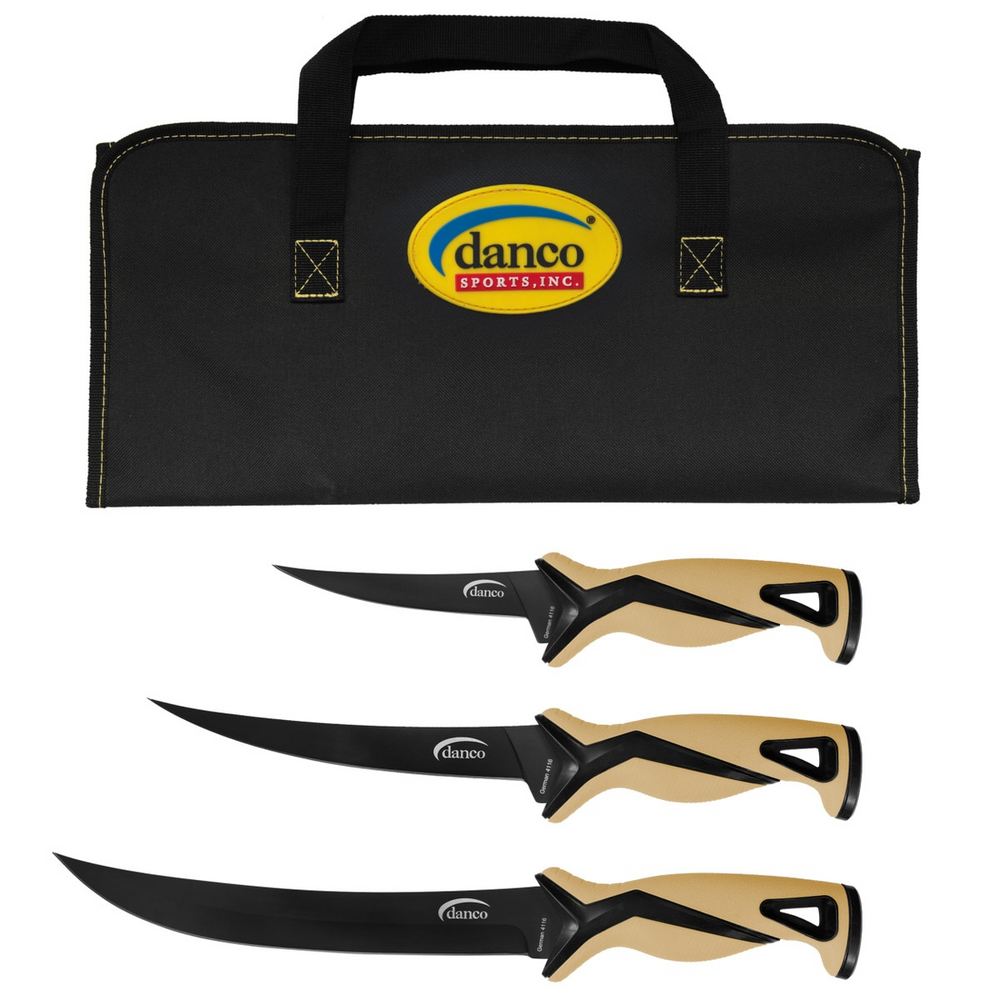 Danco 3 Piece Fillet Knife Kit Pro Series-Tools-Danco-Sandstorm-Tackle World