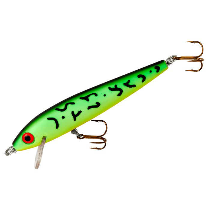 cheap hard fishing lures Rebel Minnow Silver/Black