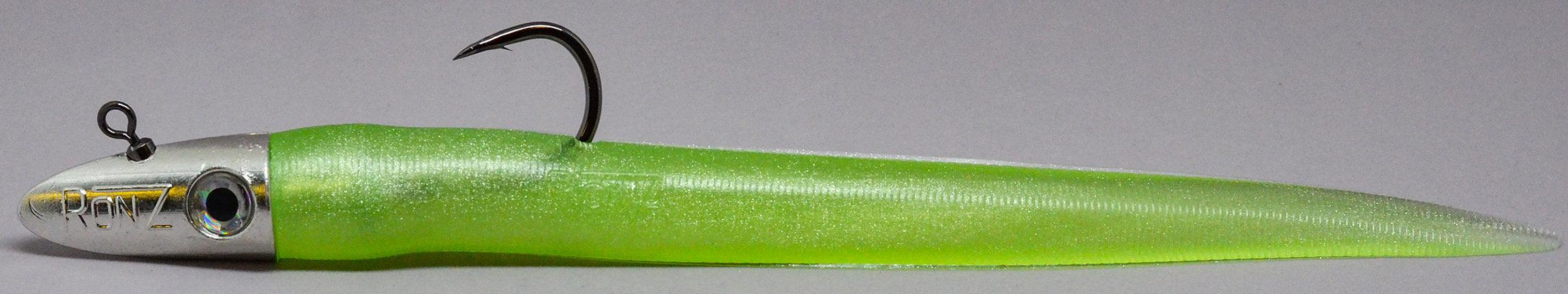 RonZ 10" 4oz Big Game Heavy Duty 4X102Z Soft Baits-Lures-RonZ-Olive Metallic-Tackle World
