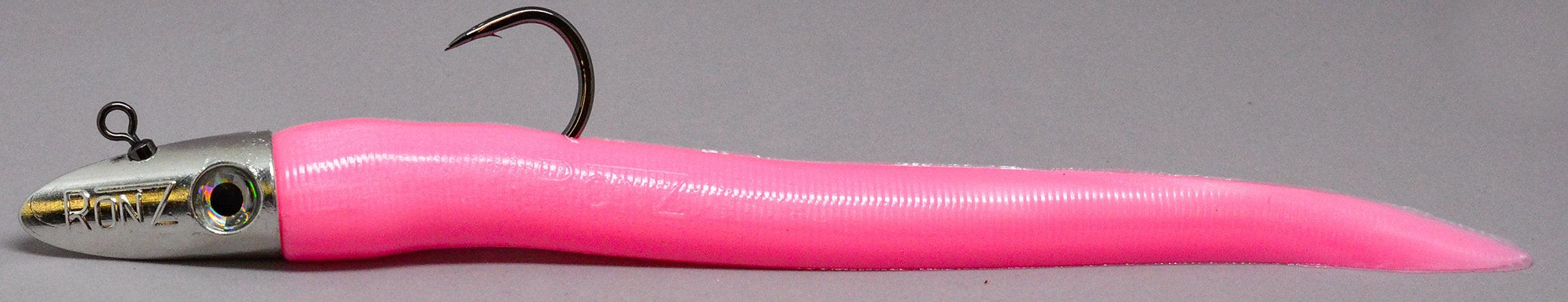 RonZ 10" 4oz Big Game Heavy Duty 4X102Z Soft Baits-Lures-RonZ-Pink-Tackle World