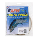 American Fishing Wire Tooth Proof Stainless Steel Single Strand Wire Leaders-Line & Leader-American Fishing Wire-Lb Test: 360lb-30ft-Camo-Tackle World