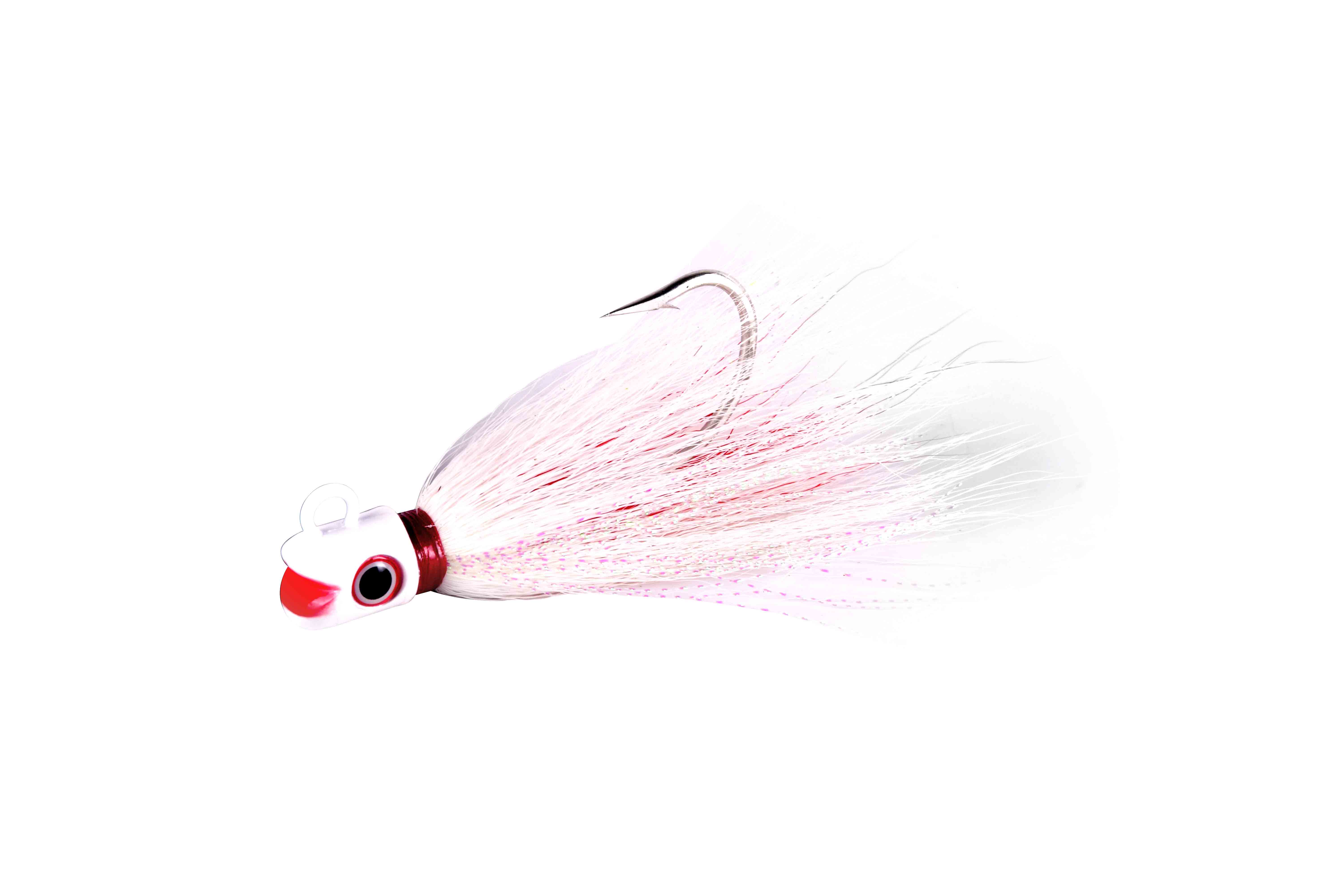 S&S Bucktails Smiling Bill - 2oz - White Pearl