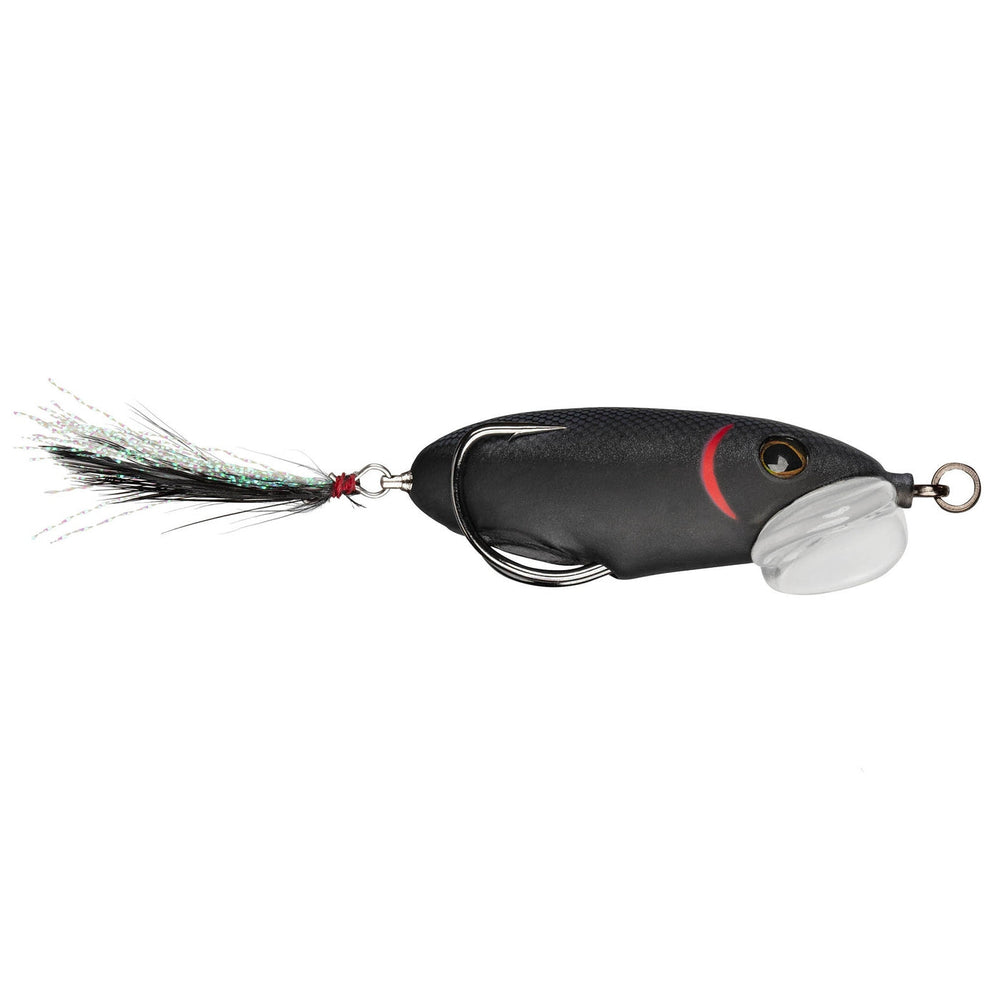 American Baitworks Zoo Wag Topwater SoftBaits-Lures-American Baitworks-Black-3" 1/2oz-Tackle World