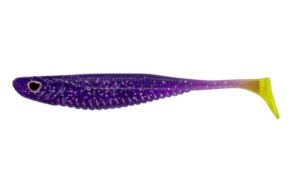 Nomad Live Ops Spectre Minnows Swimbaits-Lures-Nomad-3.25" 6pk-Purple Haze Chartreuse-Tackle World