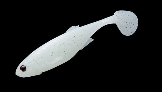 Major Craft Stabi Shads-Lures-Major Craft-Fat-3.5"-Glow-Tackle World