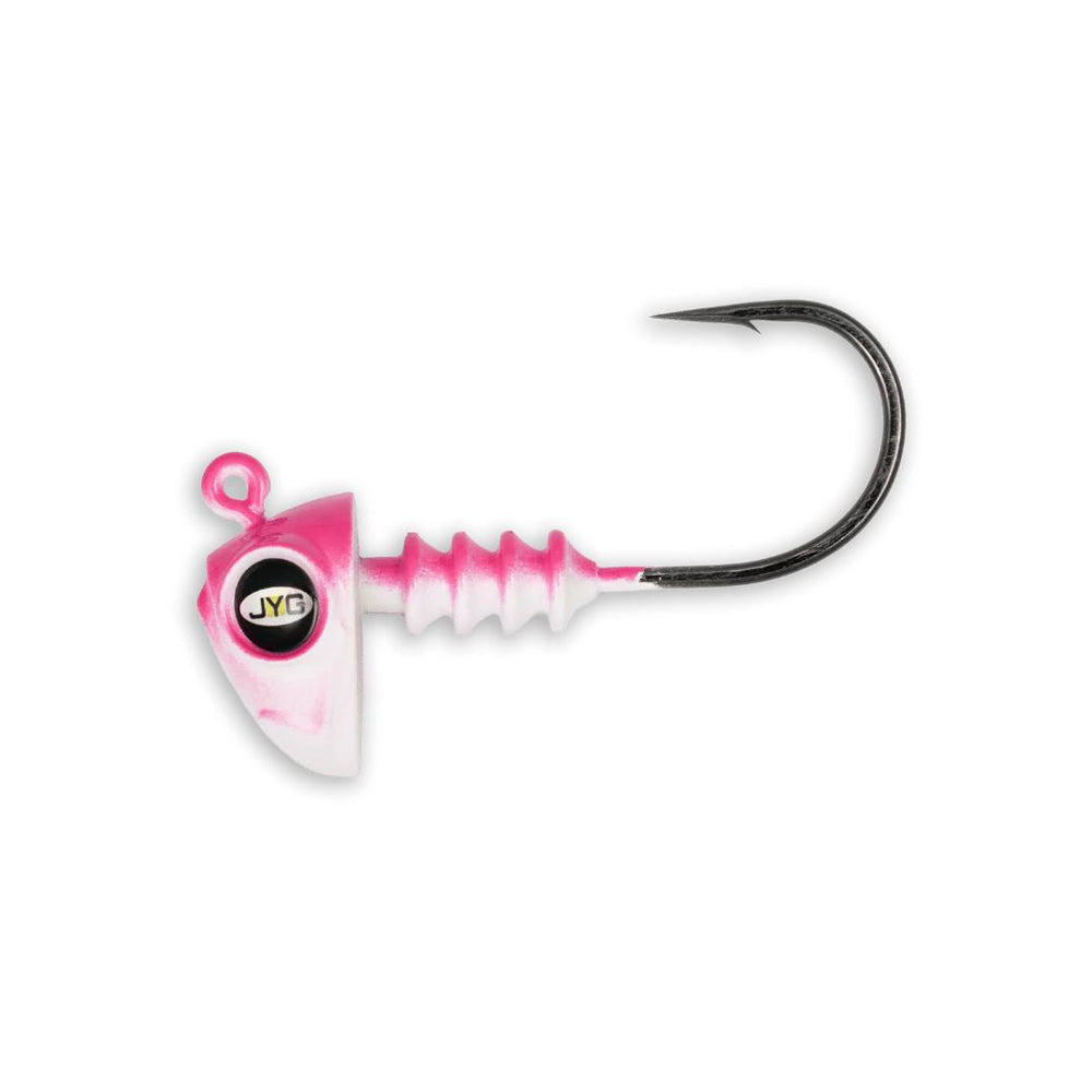 JYG Chubby 4" Jig Heads-Accessories-JYG-Flamingo-1/2-Tackle World