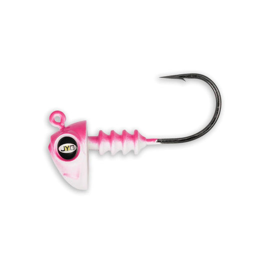 JYG Chubby 4" Jig Heads-Accessories-JYG-Flamingo-1/2-Tackle World