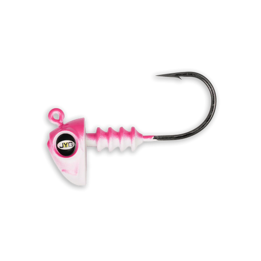 JYG Chubby 4" Jig Heads-Accessories-JYG-Flamingo-1/2-Tackle World
