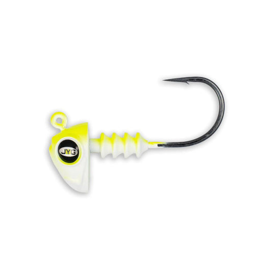 JYG Chubby 5" Jig Heads-Accessories-JYG-Highlighter Pearl-1 oz-Tackle World
