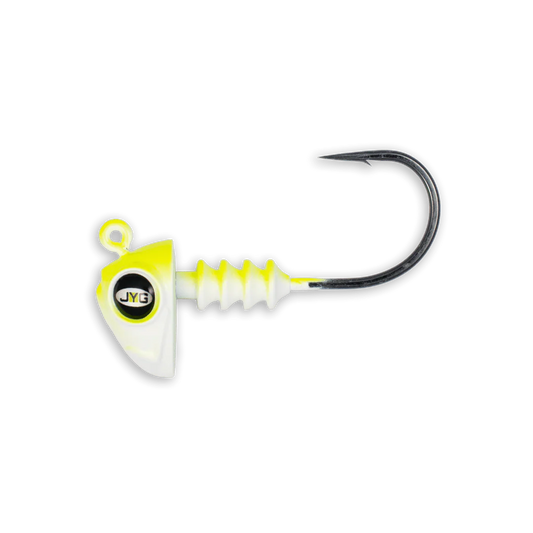 JYG Chubby 4" Jig Heads-Accessories-JYG-Highlighter Pearl-1/2-Tackle World