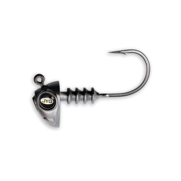 chubby fishing lure JYG Pro 4in Chubby Jig HEAD 1/2oz Mullet 3Pk