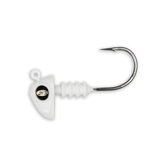 JYG Chubby 4" Jig Heads-Accessories-JYG-Pearl-1/2-Tackle World