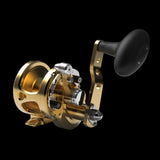 Avet SXJ G2 Single Speed Lever Drag Reels (Non-MC)-Reel-Avet-With Glide Plate-Gold-Tackle World