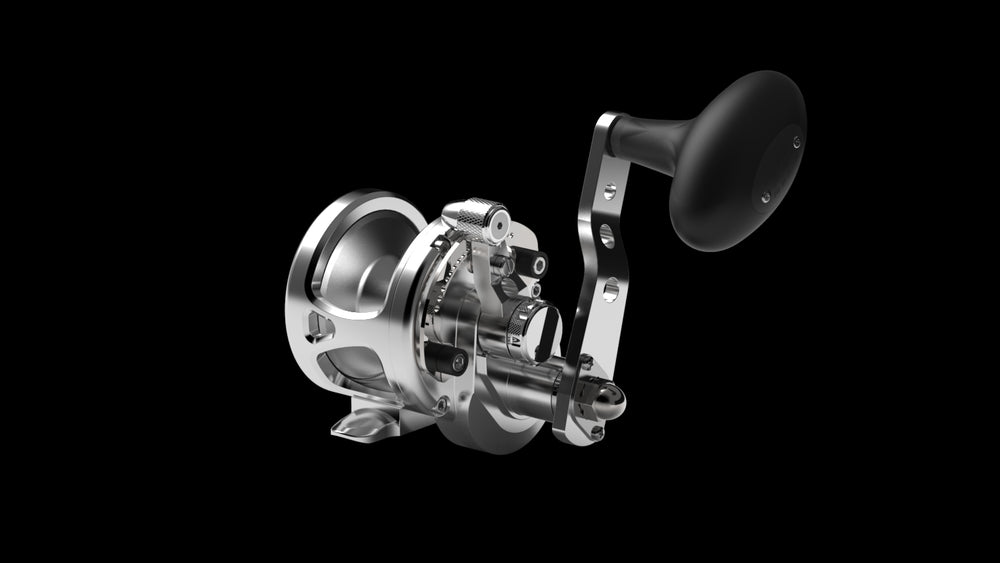 Avet SXJ G2 Single Speed Lever Drag Reels (Non-MC)-Reel-Avet-With Glide Plate-Silver (Right Hand Retrieve)-Tackle World