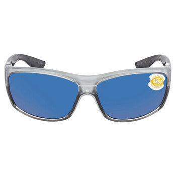 Costa Saltbreak Polarized Sunglasses *Final Sale*-Sunglasses-Costa-Sliver Frame w/ Blue Mirror 580P Glass-Tackle World
