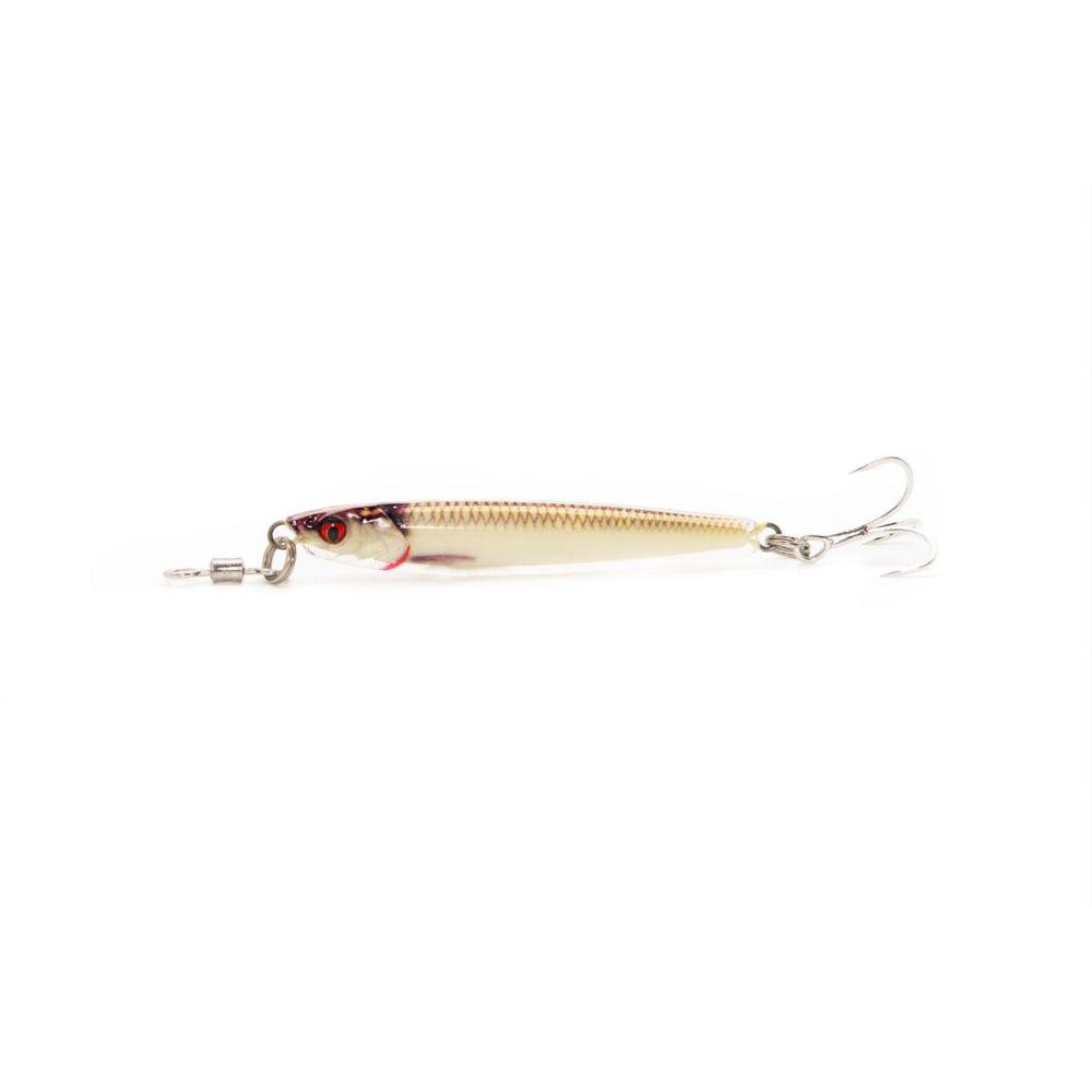 Savage Gear Glass Minnow Jigs-Lures-Savage Gear-Length: 3.5" - Weight: 7/8oz-Bone Glow-Tackle World
