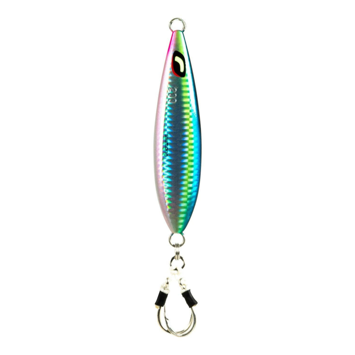 Shimano Butterfly Wing-Fall Jigs-Lures-Shimano-Blue Pink-Length: 3 1/2" - Weight: 2 7/8oz-Tackle World