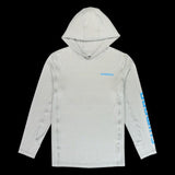 Shimano Performance Long Sleeve Hooded Performance Tee-Apparel-Shimano-Heather Gray-Medium-Tackle World