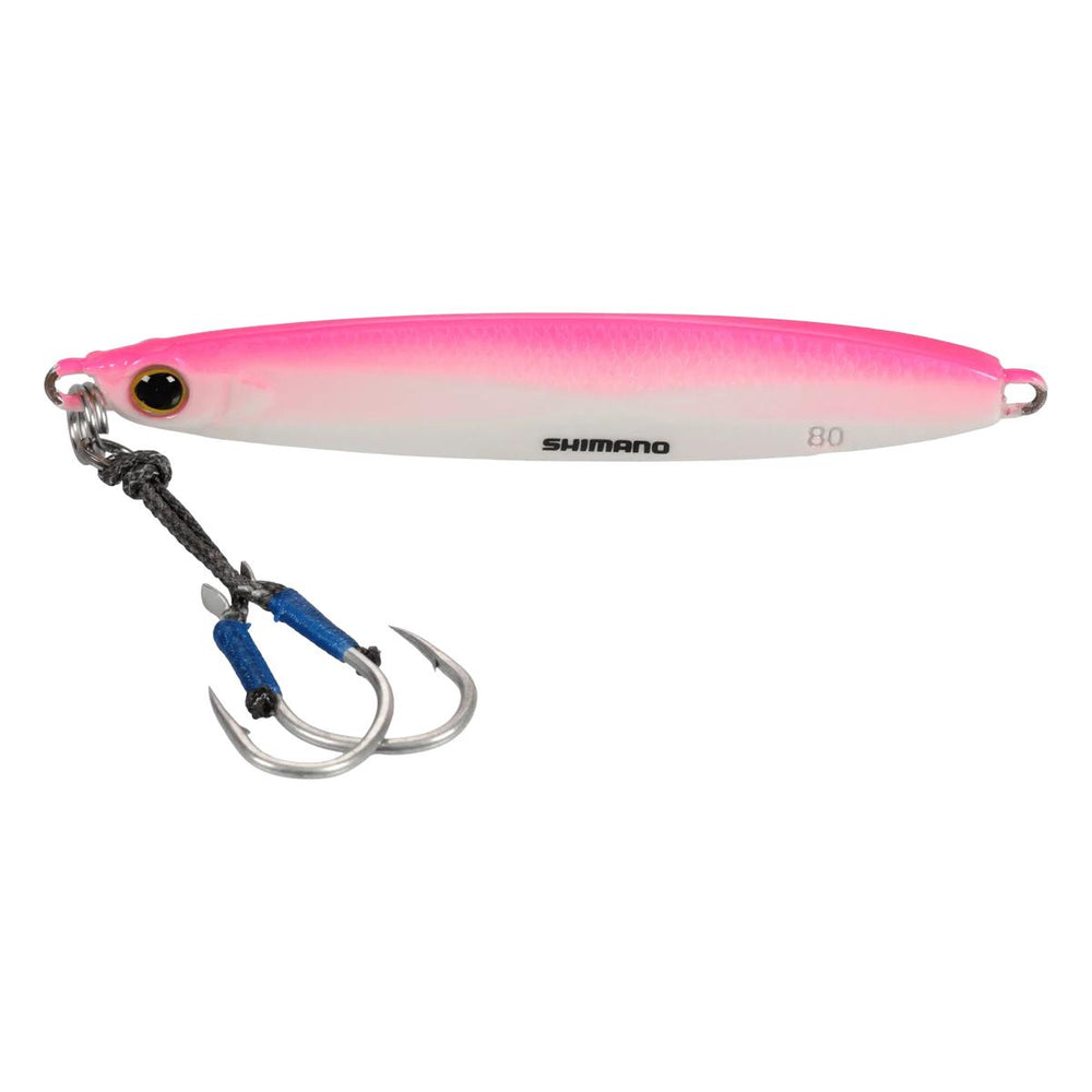 Shimano Current Sniper Vertical Jigs-Lures-Shimano-Length: 3 3/8" (85mm) - Weight: 1 1/2oz (42g)-Pink Glow-Tackle World
