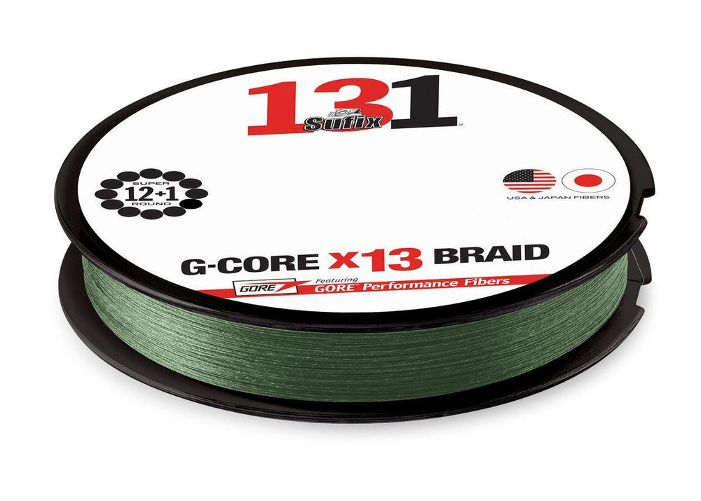 Sufix 131 G-Core Braided Line-Line & Leader-Sufix-Tackle World