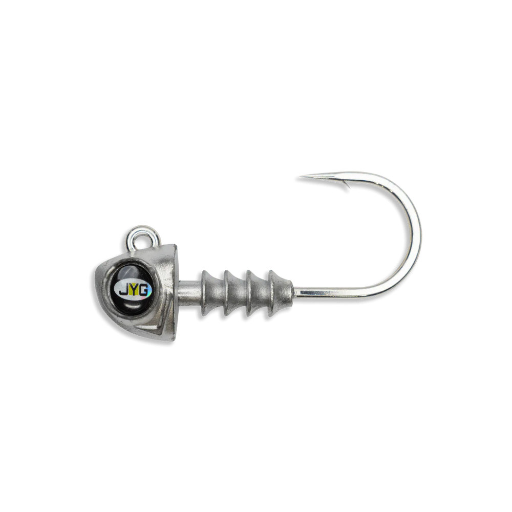 JYG Pro Fishing Swym 4" Jig Heads-Lures-JYG-1/2oz (3 Pack)-Lead (Unpainted)-Tackle World