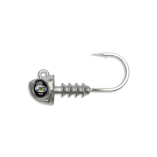 JYG Pro Fishing Swym 5" Jig Heads-Lures-JYG-3/4oz (3 Pack)-Lead (Unpainted)-Tackle World