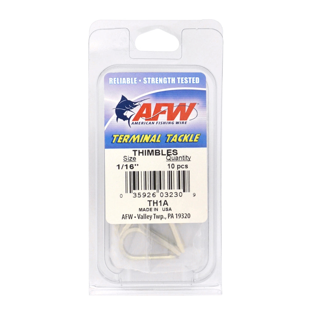 American Fishing Wire Stainless Steel Thimbles-Terminal Tackle-American Fishing Wire-Tackle World
