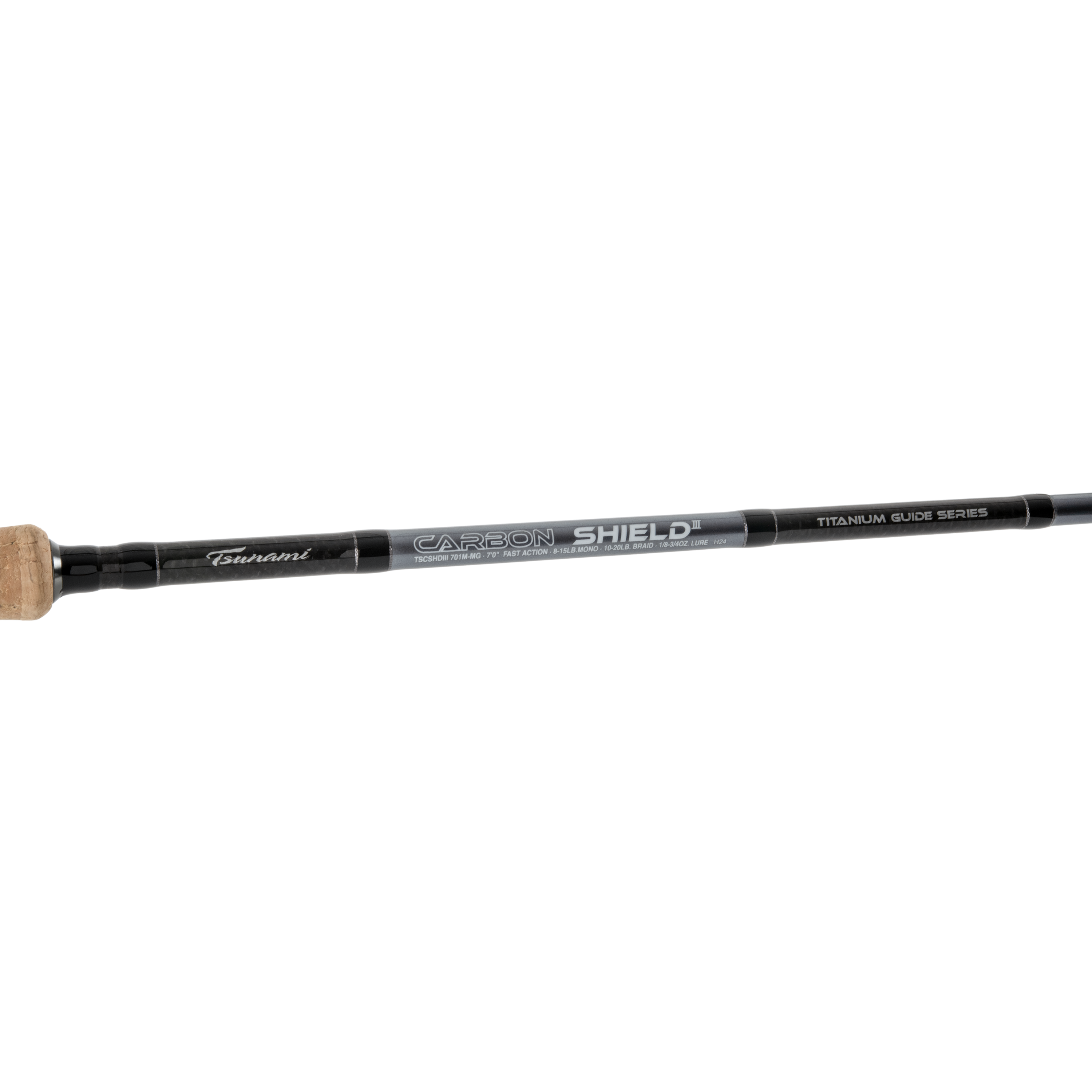 Tsunami Carbon Shield III Special Color Spinning Rods-Rod-Tsunami-TSCSHDIII701M-Metallic Grey-Tackle World