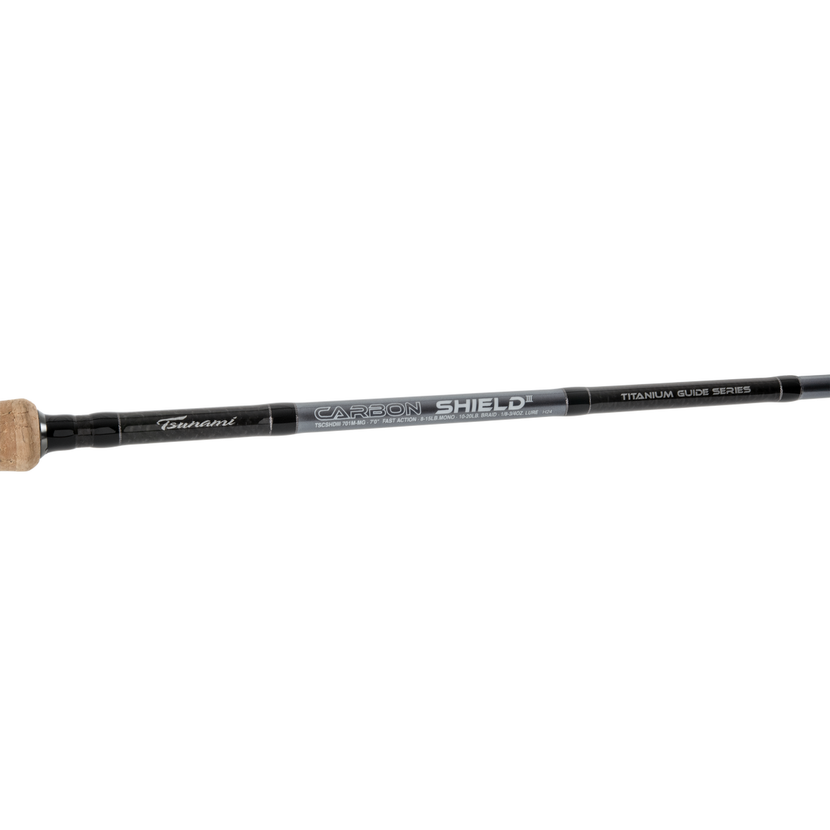 Tsunami Carbon Shield III Special Color Spinning Rods-Rod-Tsunami-TSCSHDIII701M-Metallic Grey-Tackle World