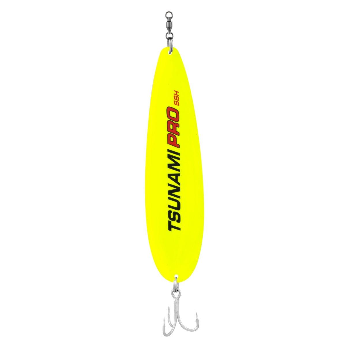 Tsunami Pro Flutter Spoons Heavy-Lures-Tsunami-9"-Chartreuse-Tackle World