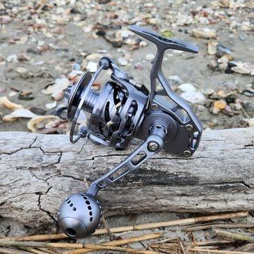 Visser Spinning Reels (Gen. 2)-Reel-Visser-NO 3S Gun Smoke Silver-Tackle World