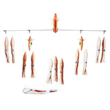 Chatterlures 36" Wingman Side Tracker With 9" Shell Squid Rigs