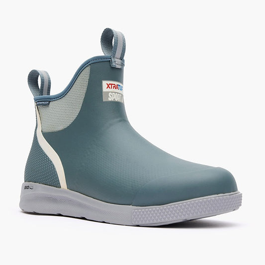 Xtratuf Men's 6" Ankle Deck Boots Stormy Blue-Apparel-Xtratuf-Tackle World