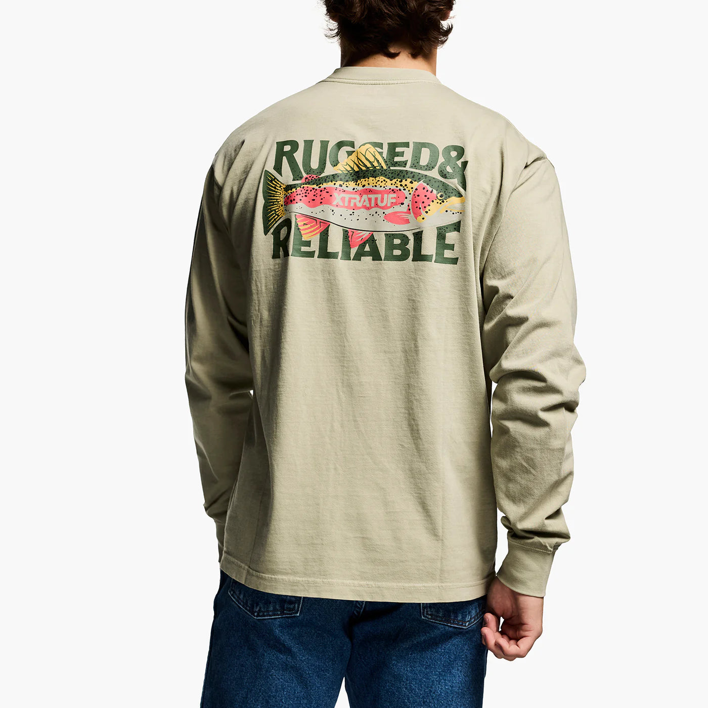 Xtratuf Men's Rugged and Reliable Salmon Long Sleeve Tee-Apparel-Xtratuf-Tackle World