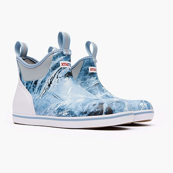 Xtratuf Men's 6" Ankle Deck Boots Mossy Oak Elements Wakeform Arctic *Final Sale*-Apparel-Xtratuf-Tackle World