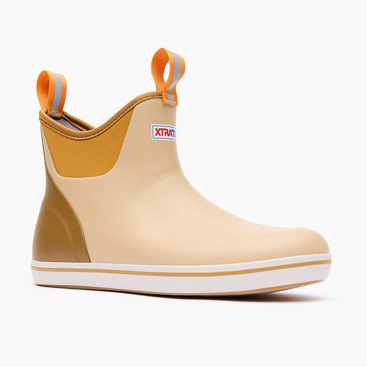 Xtratuf Men's 6" Ankle Deck Boots Tan-Apparel-Xtratuf-Tackle World